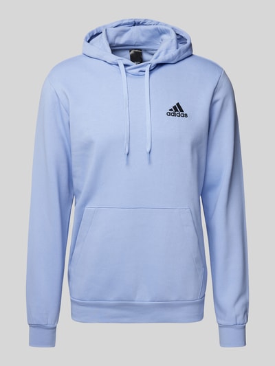 ADIDAS SPORTSWEAR Bluza z kapturem i wyhaftowanym logo Jasnoniebieski 2