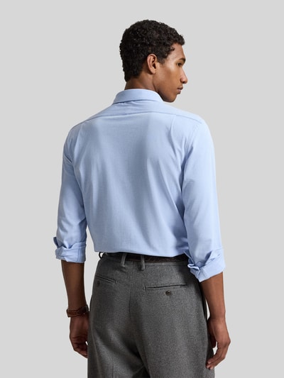 Polo Ralph Lauren Slim Fit Freizeithemd mit Logo-Stitching Hellblau 6