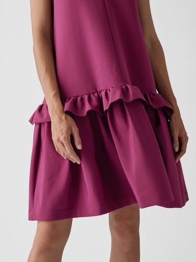 Victoria Victoria Beckham Minikleid mit Volants Violett 6