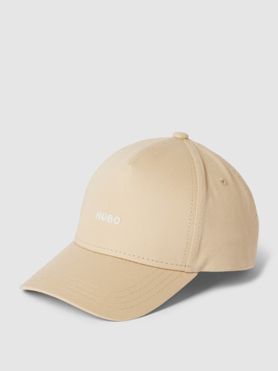 HUGO CLASSIFICATION Basecap mit Logo-Stitching Modell 'Cara' Beige 1