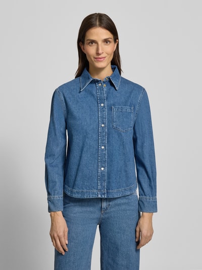 windsor. Jeansjacke mit Knopfleiste Modell 'Ivy' Jeansblau 4