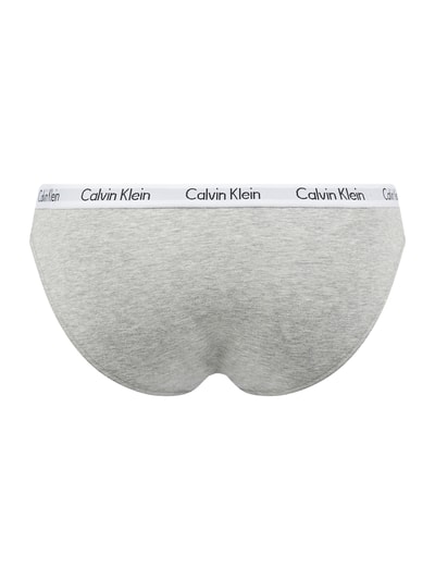 Calvin Klein Underwear Figi z paskiem z logo  Srebrny melanż 2