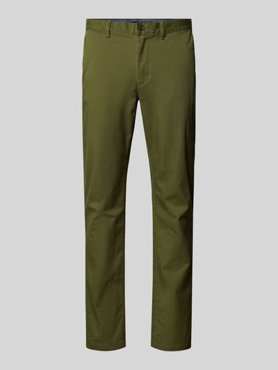 Tommy Hilfiger Straight fit chino van katoenmix Olijfgroen - 2