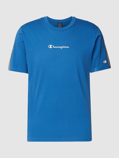 CHAMPION T-Shirt mit Galonstreifen Bleu 2