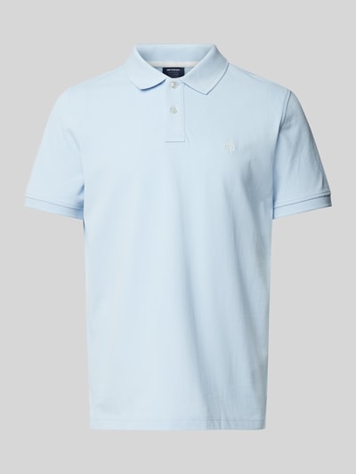 MCNEAL Regular Fit Poloshirt mit Label-Stitching Hellblau 2