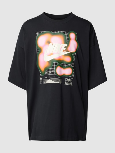 Nike T-shirt met labelprint Zwart - 2