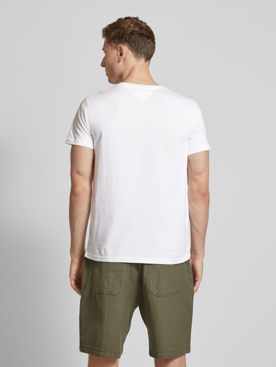 Tommy Jeans T-Shirt mit Label-Stitching Beige 5
