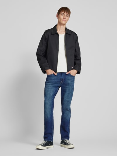 Jack & Jones Regular Fit Jeans mit Knopfverschluss Modell 'CLARK' Jeansblau 1