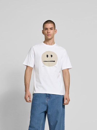 Wood Wood T-Shirt mit Motiv-Print Weiss 4