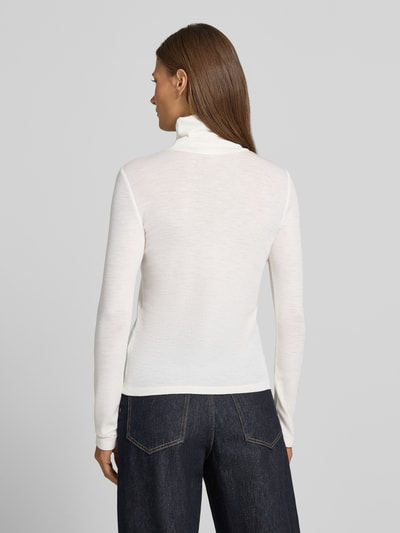 Style Icon Collection Fijn colshirt van wol - curated by Viky Rader Ecru - 5