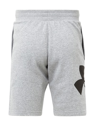 Under Armour Loose Fit Sweatshorts mit Logo-Print  Mittelgrau 3