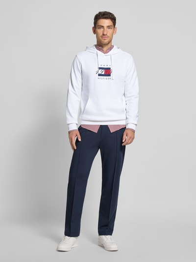 Tommy Hilfiger Regular fit hoodie van puur katoen Wit - 1
