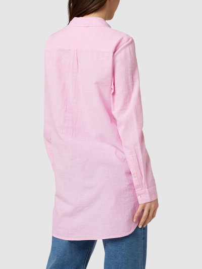 Montego Longbluse mit Kentkragen Pink 5