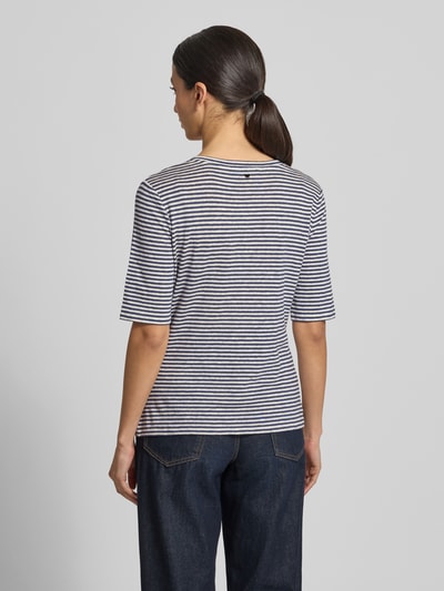 Weekend Max Mara Regular Fit T-Shirt aus Leinen-Mix Modell 'OPZIONE' Marine 5