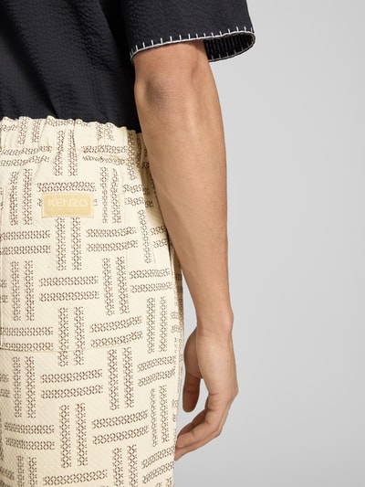Kenzo Sweatshorts mit elastischem Bund Sand 3