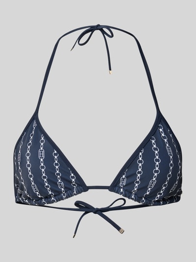 TOMMY HILFIGER Bikini-Oberteil mit Neckholder-Träger Marine 1
