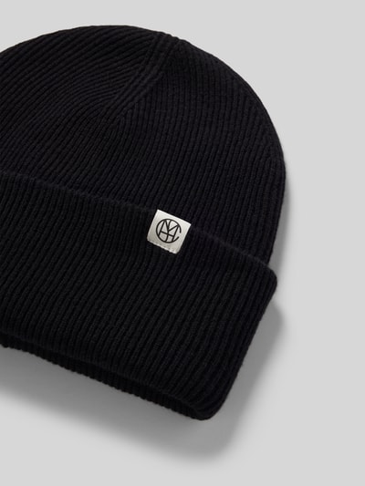 MSCH Copenhagen Beanie aus Wolle mit Label-Patch Black 2