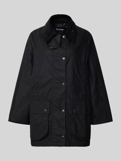 Barbour Oversized gewaxt jack van puur katoen, model 'BEAUFORT' Zwart - 2