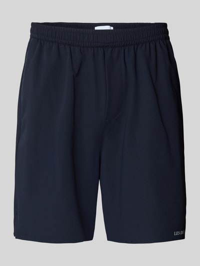 Les Deux Korte broek met steekzakken, model 'Raphael' Donkerblauw - 2