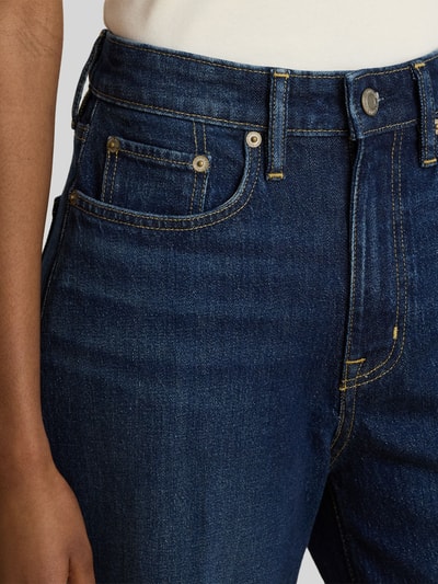 Lauren Ralph Lauren High Waist Straight Fit Jeans mit Label-Patch Jeansblau 3