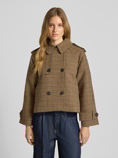 SUNCOO PARIS Jack met mouwtrensjes, model 'ERIN' Camel - 4