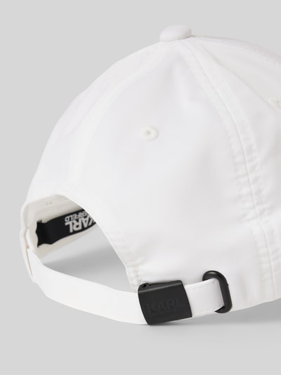 Karl Lagerfeld Basecap mit Label-Detail Weiss 3