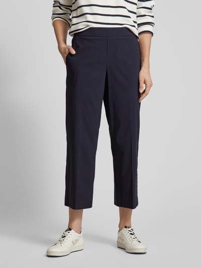 STEHMANN Flared stoffen broek met verkorte pasvorm, model 'FENJA' Marineblauw - 4