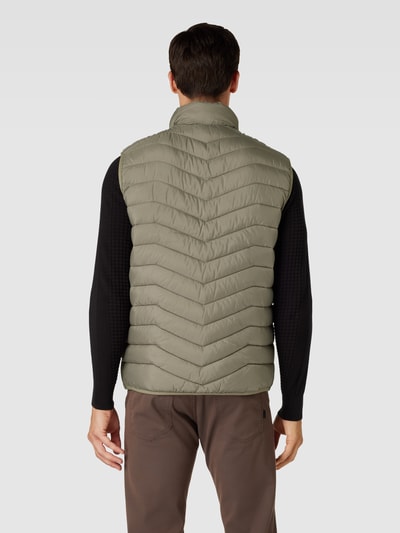 Tom Tailor Bodywarmer met opstaande kraag Olijfgroen - 5