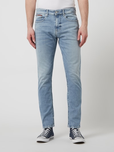 Tommy Jeans Slim Fit Jeans mit Stretch-Anteil Modell 'Austin' Jeansblau 4