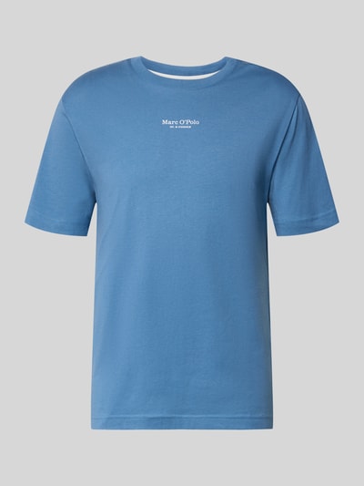 Marc O'Polo Regular Fit T-Shirt aus reiner Baumwolle Blau 2