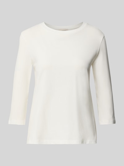 Productfoto, wit Regular Fit 3/4-shirt uit mix van modal en katoen Modell 'MULTIA' van Weekend Max Mara, dames 3/4-shirt