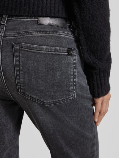 Weekend Max Mara Jeansy bootcut z mieszanki bawełny Model „RAPALLO” Czarny 3