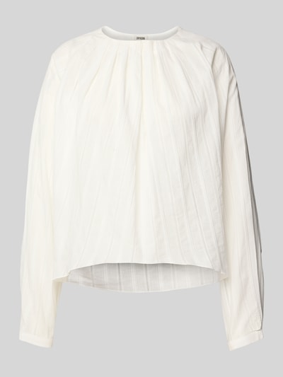 Drykorn Blusenshirt mit Raffungen Modell 'SEETHA' Offwhite 2