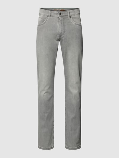 Christian Berg Men Regular Fit Jeans im 5-Pocket-Design Hellgrau 2