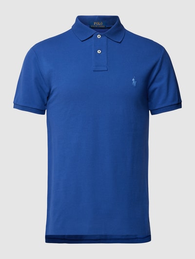 Polo Ralph Lauren Slim Fit Poloshirt mit Logo-Stitching Dunkelblau 2