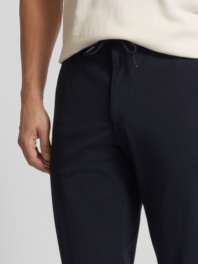 BOSS Slim Fit Hose mit Stretch-Anteil Modell 'GENIUS' Black 3