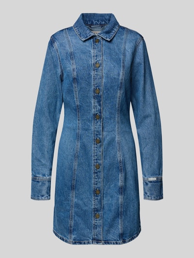 Guess Jeans Jeanskleid mit Knopfleiste Hellblau 2