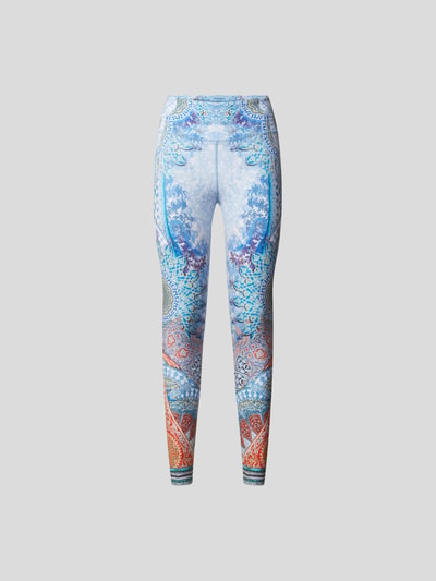 Camilla Leggings mit Allover-Muster Hellblau 2