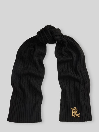 Lauren Ralph Lauren Schal mit Logo-Stitching Black 1