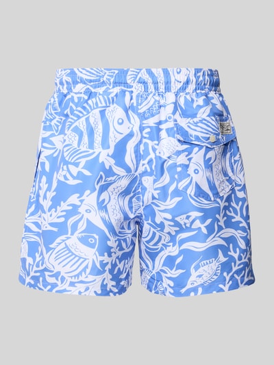 Polo Ralph Lauren Regular Fit Badehose mit Tunnelzug Modell 'TRAVELER' Hellblau 3