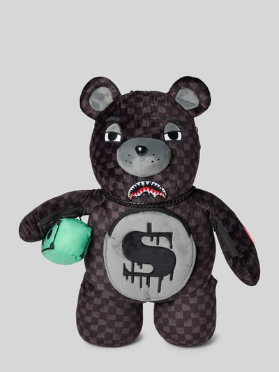Sprayground Rucksack in Teddy-Optik Modell 'DRIPPING SHARKS IN PARIS' Black 2