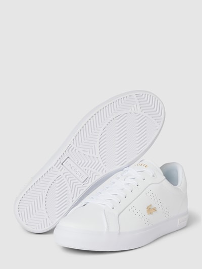 Lacoste Sneakers met logo applicatie in wit online kopen P C