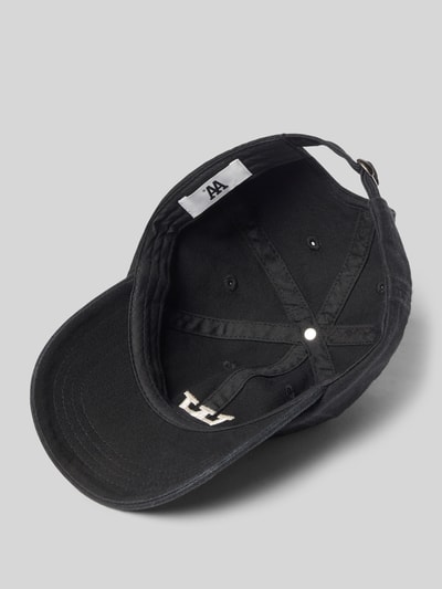 Wood Wood Base Cap mit Logo-Stitching Modell 'Eli' Black 2