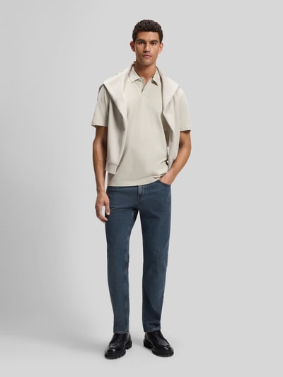 BOSS Orange Jeans o kroju regular fit z mieszanki bawełny Niebieski 1