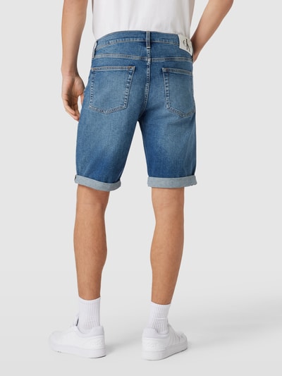 Calvin Klein Jeans Slim Fit Jeansshorts mit Label-Detail Blau 5