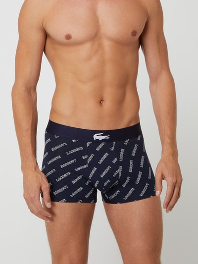 Lacoste Boxershort met stretch in set van 3 Marineblauw - 3