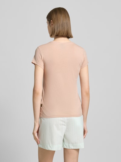G-Star Raw Slim Fit T-Shirt mit Label-Stitching Modell 'Eyben' Hellrosa 5