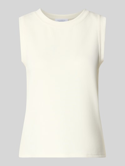 Produktfoto, Top aus Modal-Mix Modell 'Scuba' von Rich & Royal, cremefarben, mit Rundhalsausschnitt, Regular-Fit, glatte Textur