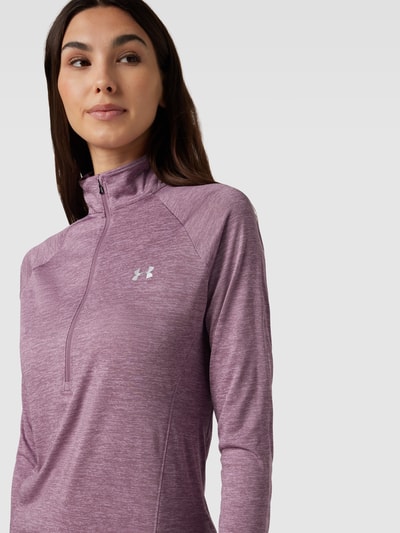 Under Armour Shirt met lange mouwen en labelprint Mauve - 3