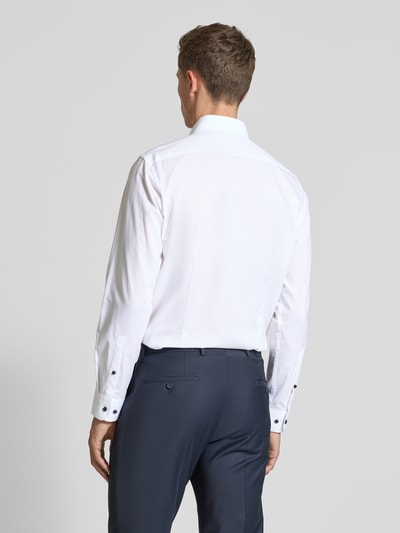 Jake*s Regular Fit Business-Hemd mit Knopfleiste Weiss 5